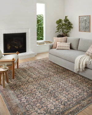 Billie BIL-01 Ink/Salmon Rug