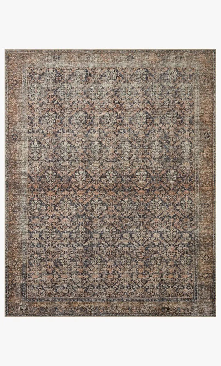 Billie BIL-01 Ink/Salmon Rug