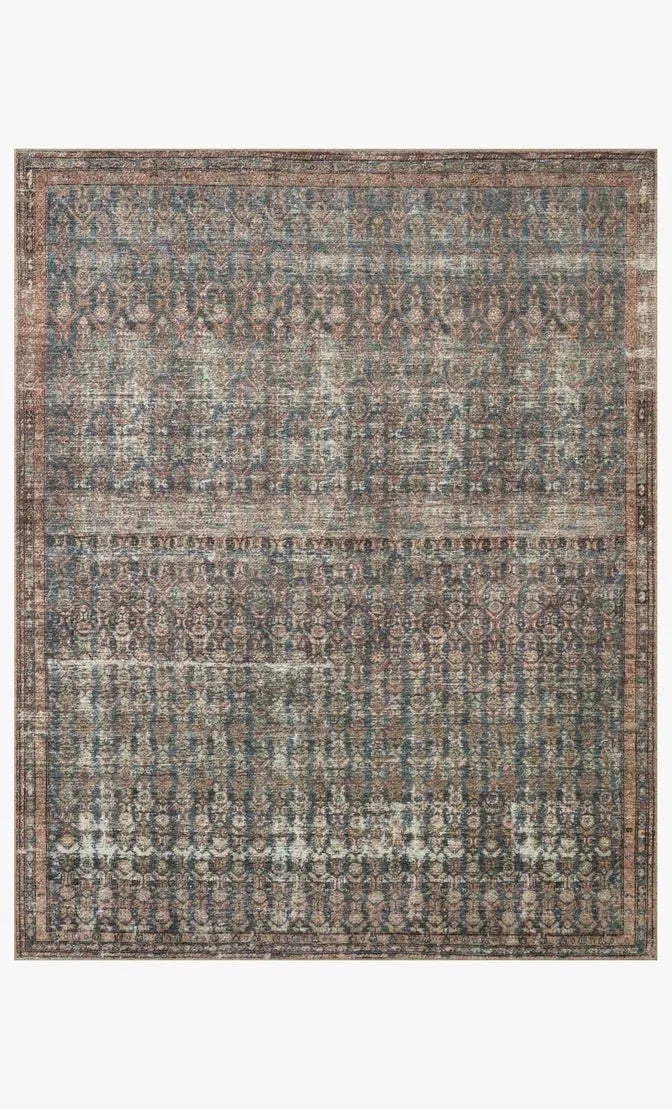 Billie BIL-02 Ocean/Brick Rug