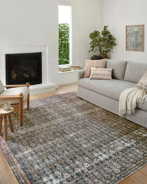 Billie BIL-02 Ocean/Brick Rug
