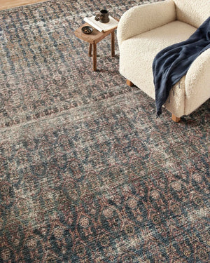 Billie BIL-02 Ocean/Brick Rug