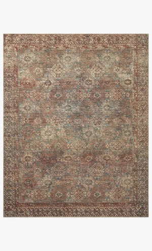 Billie BIL-04 Aqua/Rust Rug