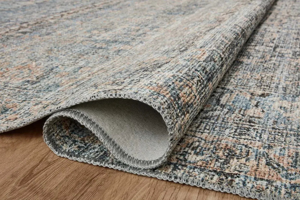 Billie BIL-05 Denim/Blush Rug