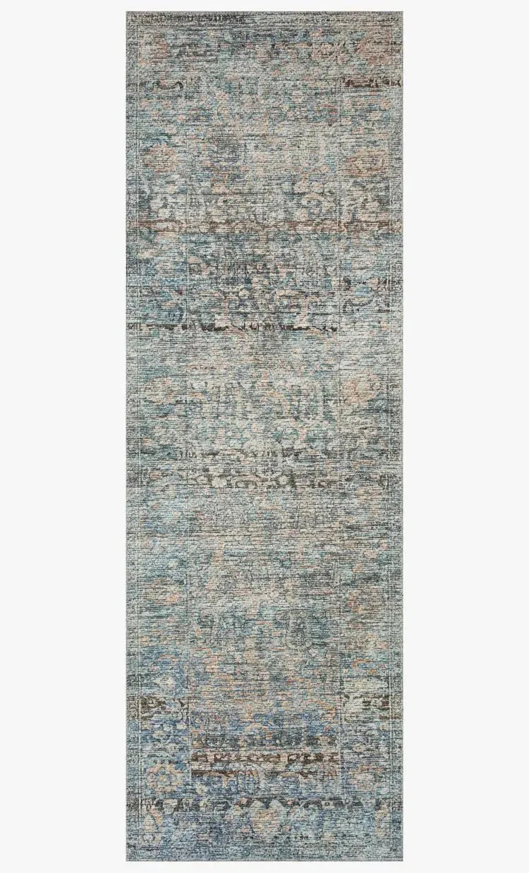 Billie BIL-05 Denim/Blush Rug