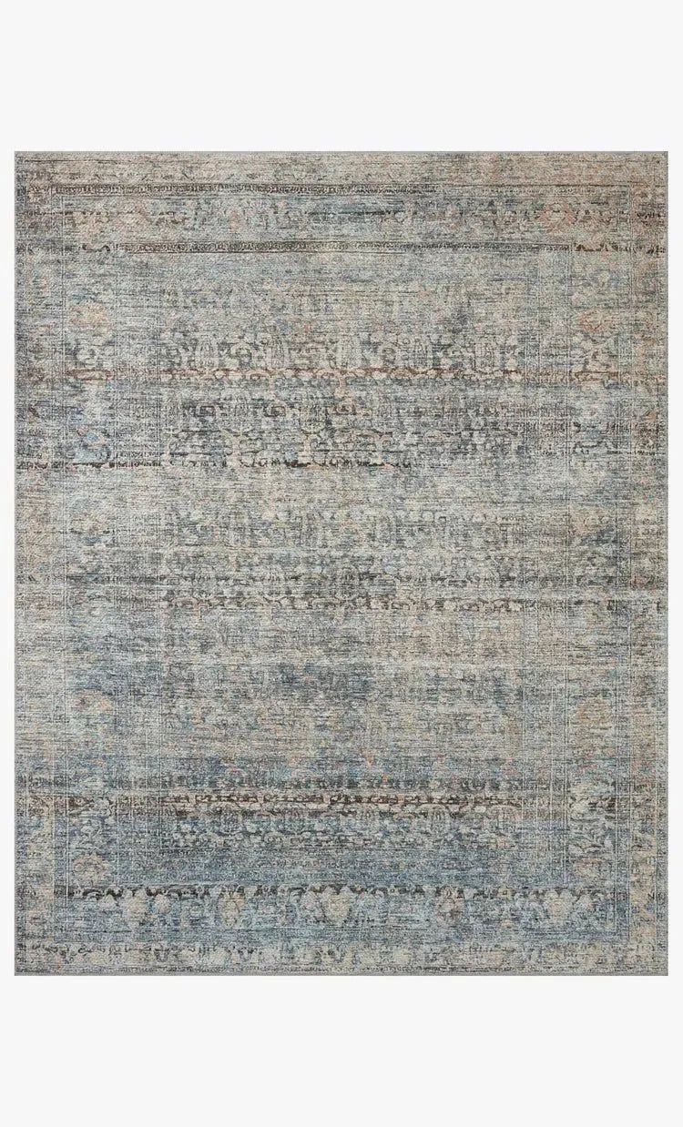 Billie BIL-05 Denim/Blush Rug