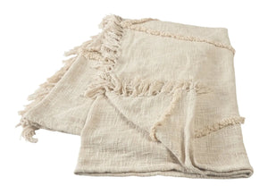 Birch Cream Tufted  LR80177 Throw Blanket