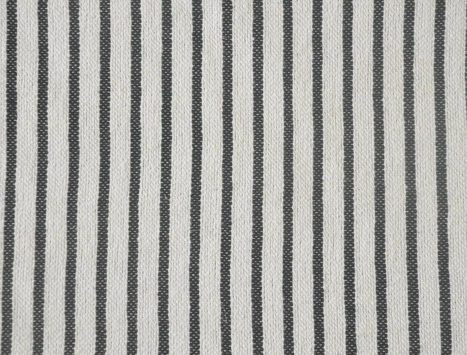 Black and Ivory Striped Tasseled LR80178 Throw Blanket
