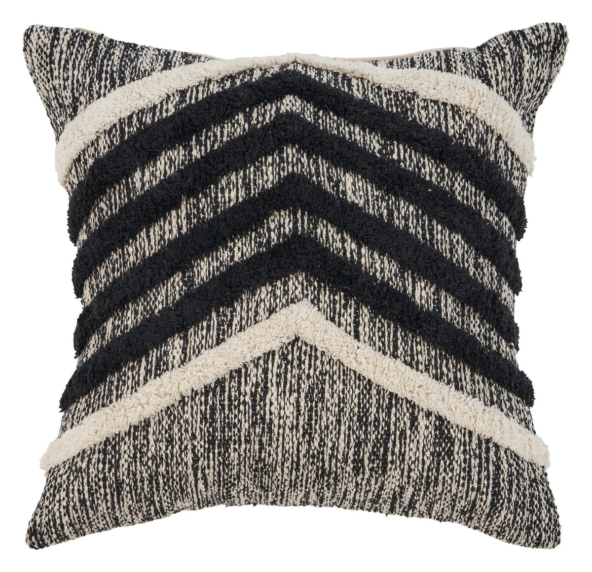 Black Fringe Metallic LR07339 Throw Pillow