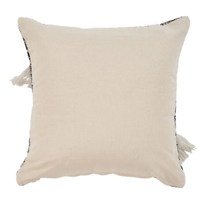 Black Plaid LR07338 Throw Pillow
