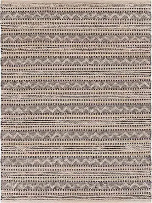 Bleached Naturals 81432BKJ Jet Black Rug