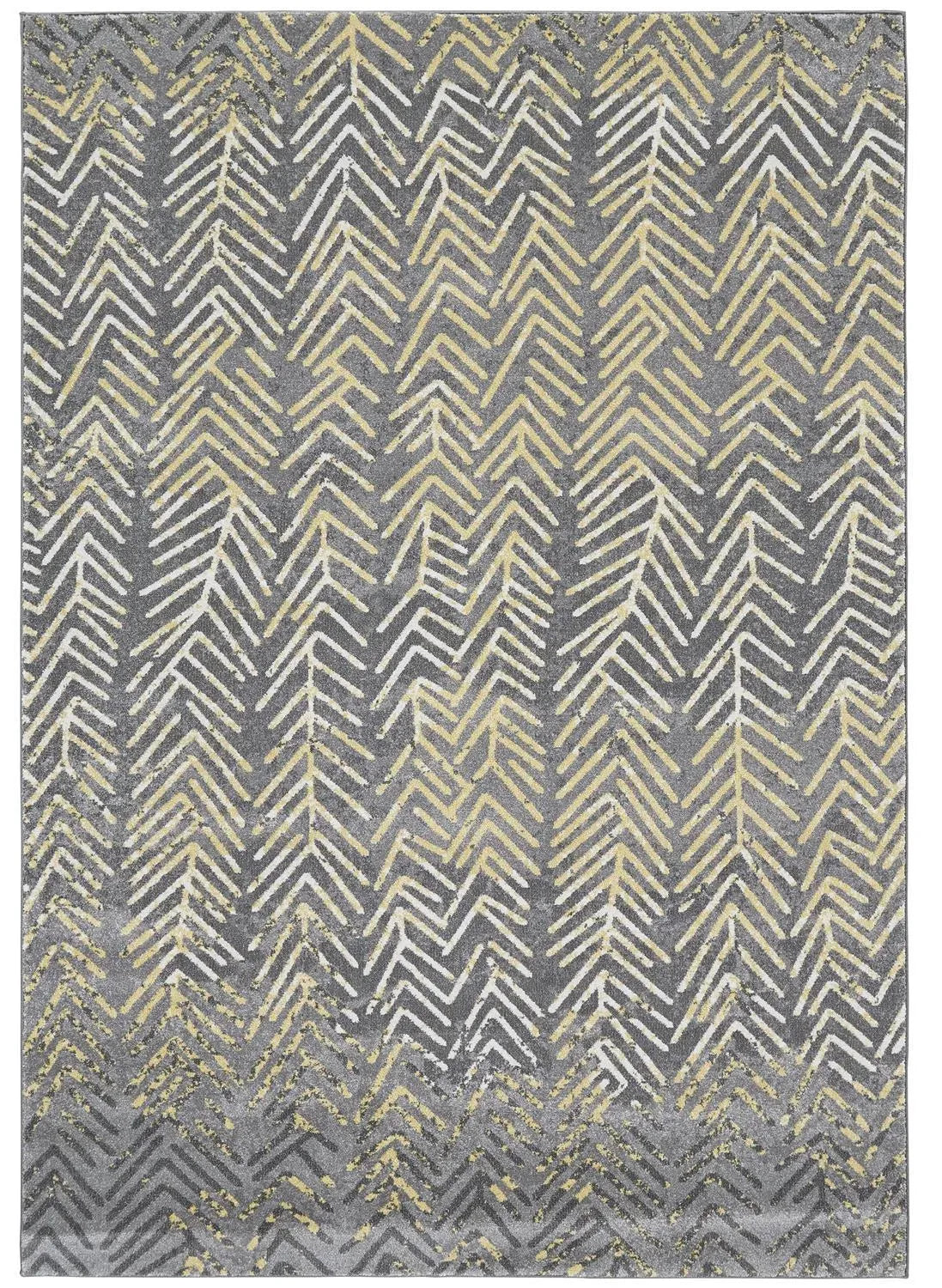 Bleecker 3604F Gray/Yellow Rug
