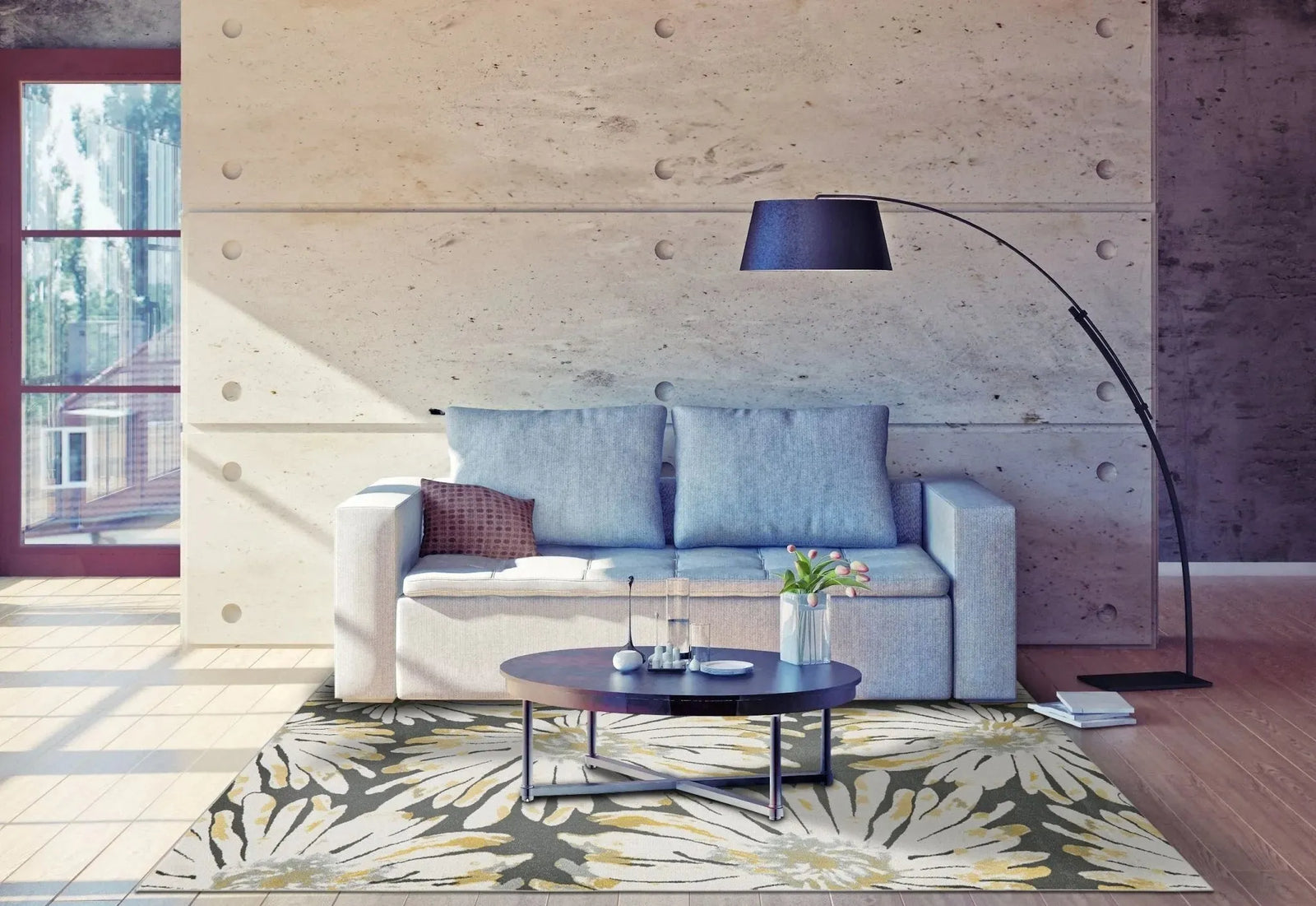 Bleecker 6173611F Ivory/Grey Rug