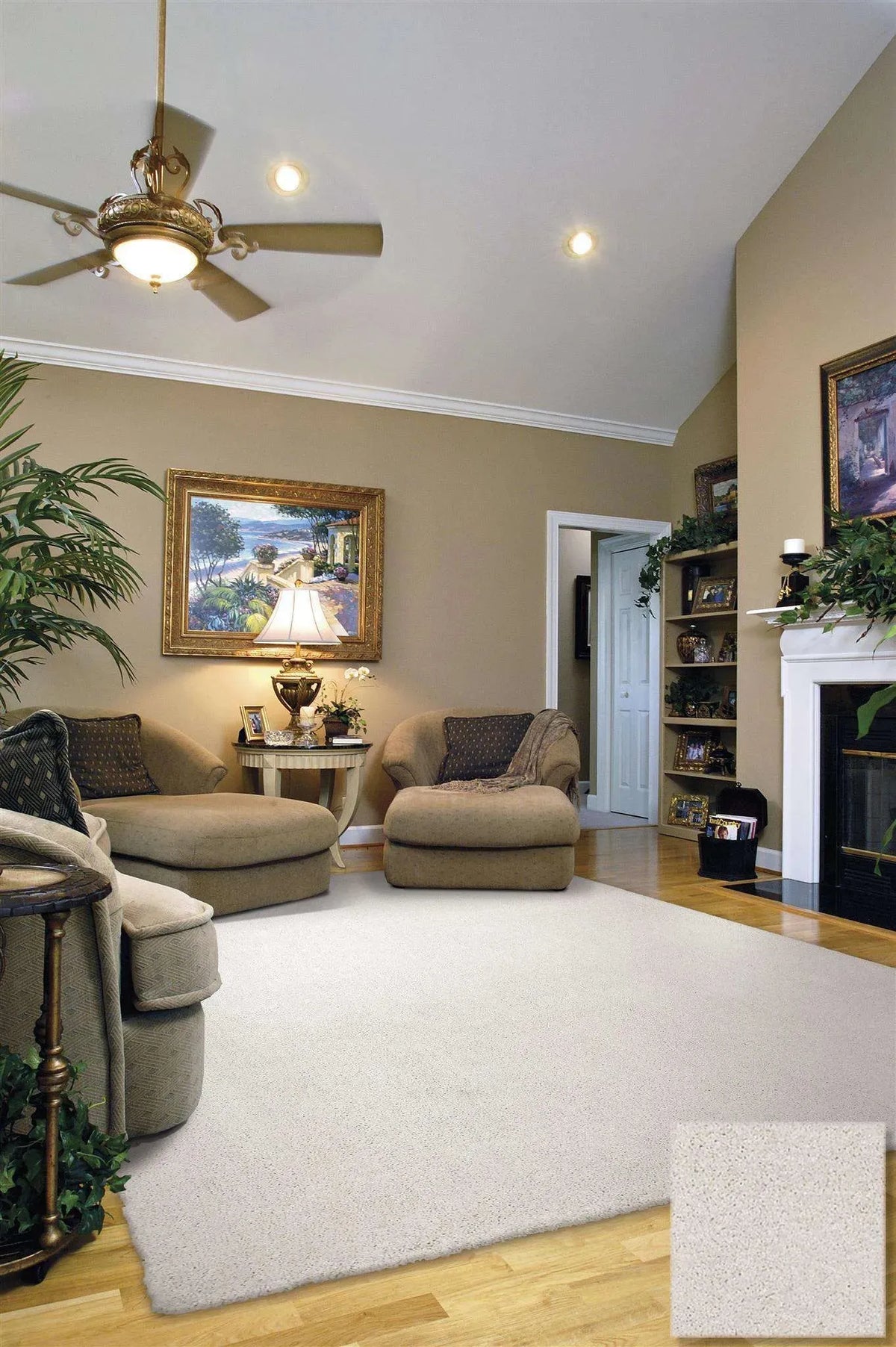 Bliss 1550 Shag Ivory Rug