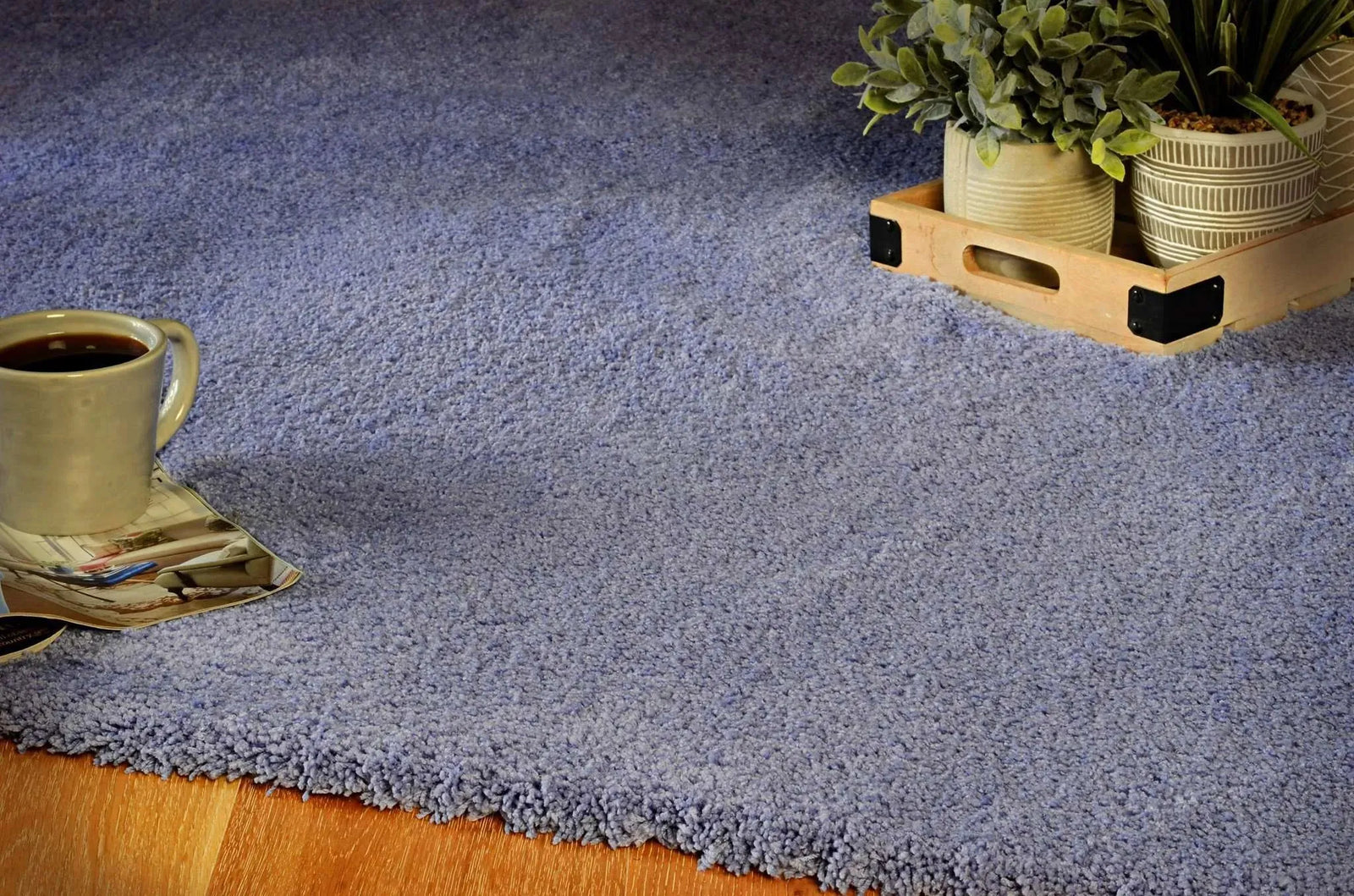 Bliss 1573 Shag Purple Rug