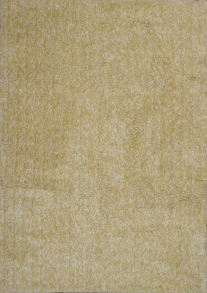 Bliss 1586 Shag Heather Yellow Rug