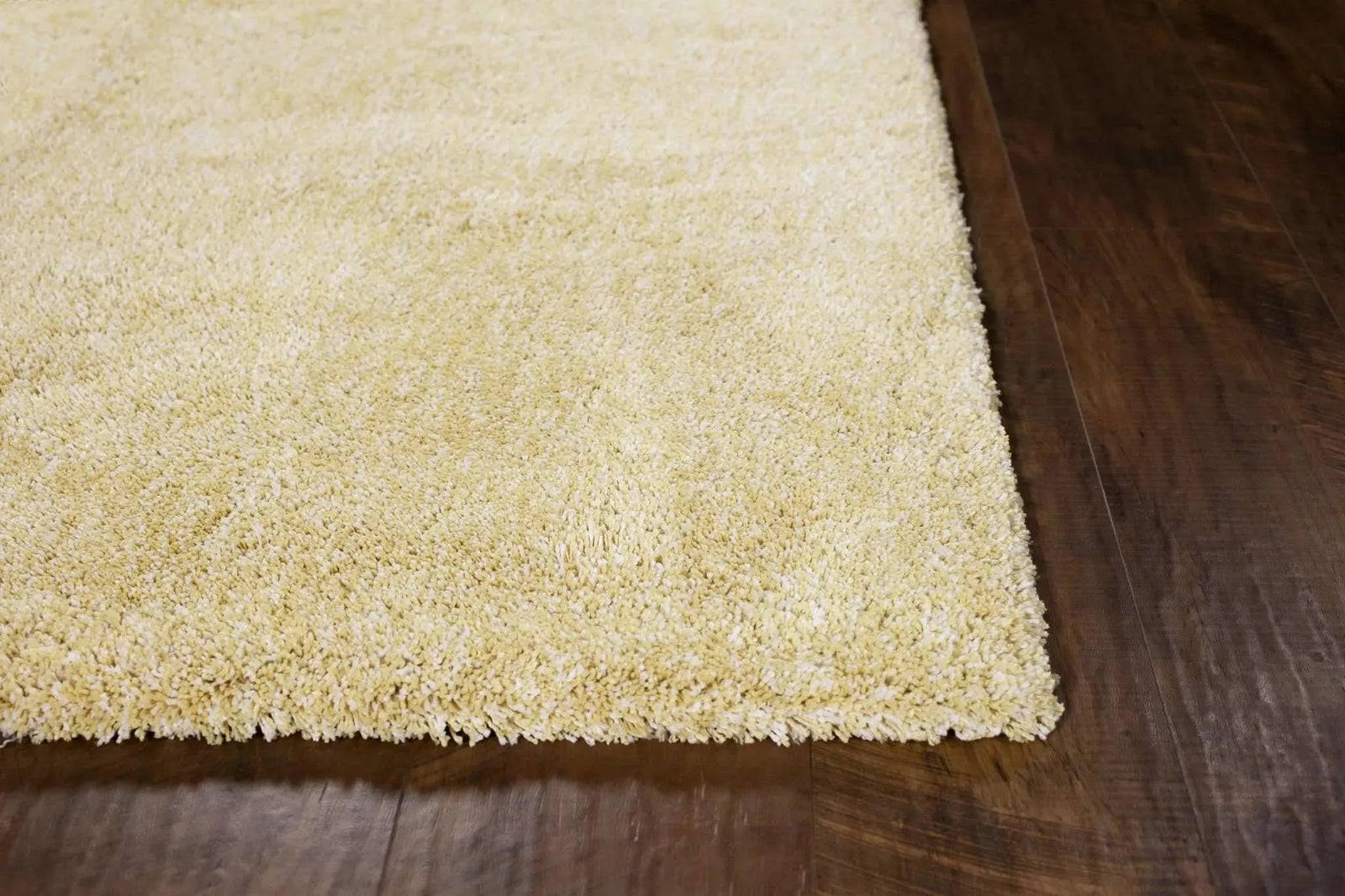 Bliss 1586 Shag Heather Yellow Rug
