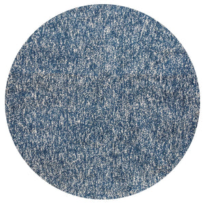 Bliss 1589 Shag Indigo/Ivory Heather Rug