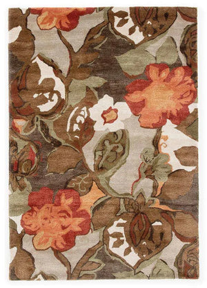 Blue BL12 Petal Pusher White Ice Rug