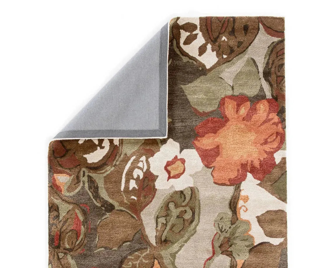 Blue BL12 Petal Pusher White Ice Rug