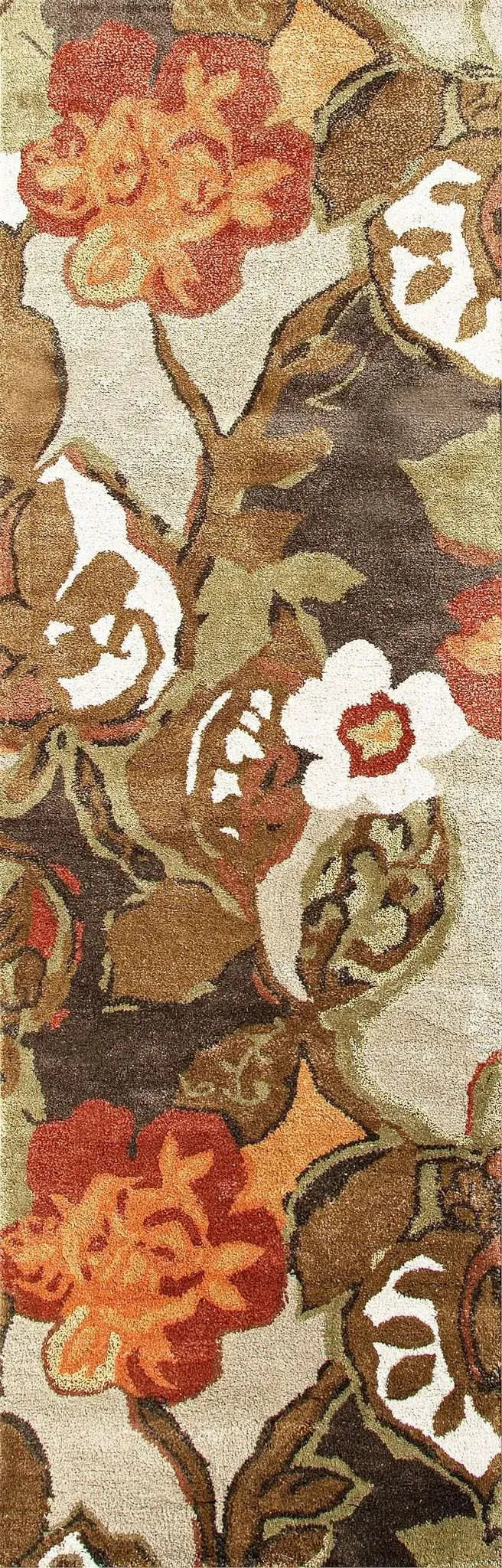 Blue BL12 Petal Pusher White Ice Rug