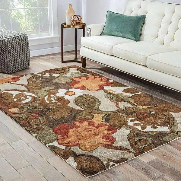 Blue BL12 Petal Pusher White Ice Rug
