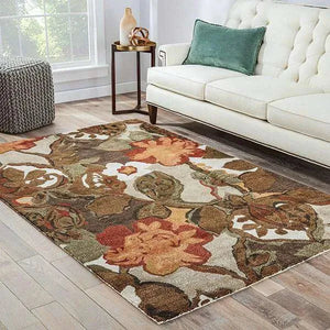 Blue BL12 Petal Pusher White Ice Rug