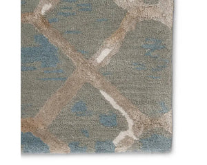 Blue BL157 Totten Lead / Neutral Gray Rug