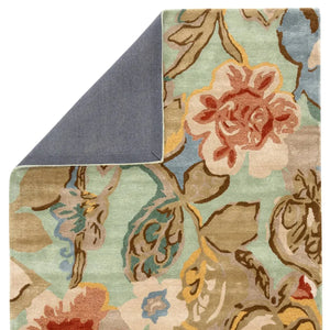 Blue BL71 Petal Pusher Aqua Foam Rug
