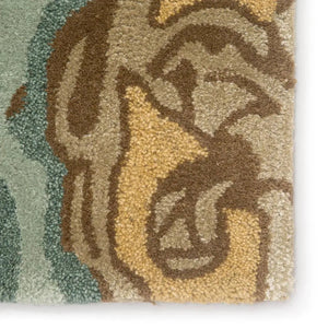 Blue BL71 Petal Pusher Aqua Foam Rug