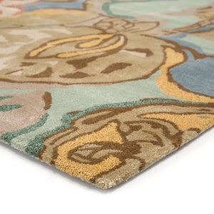 Blue BL71 Petal Pusher Aqua Foam Rug