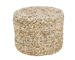 Bluffs BUF01 Beige/Brown Pouf
