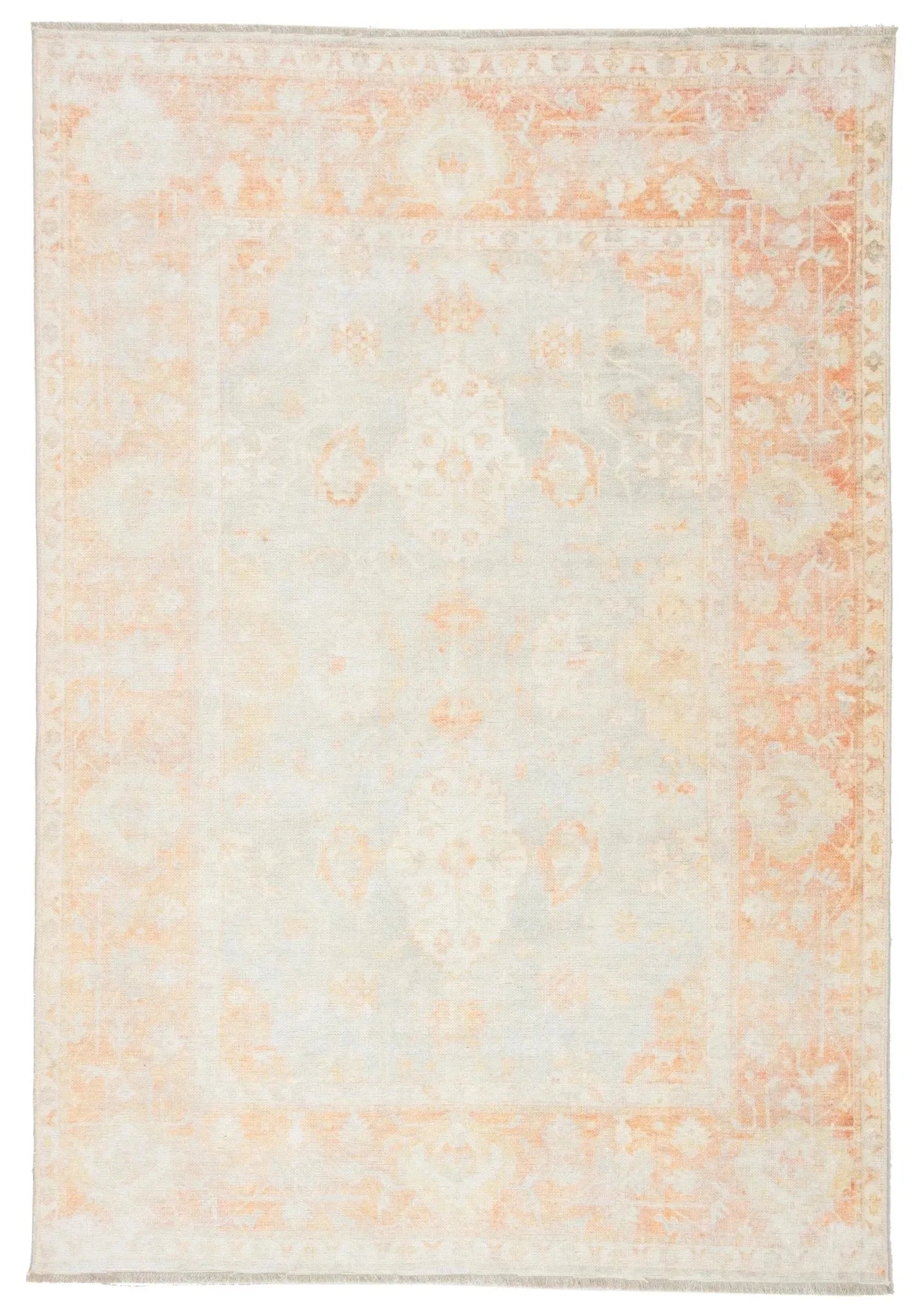 Boheme BOH02 Patrin Orange/Light Gray Rug