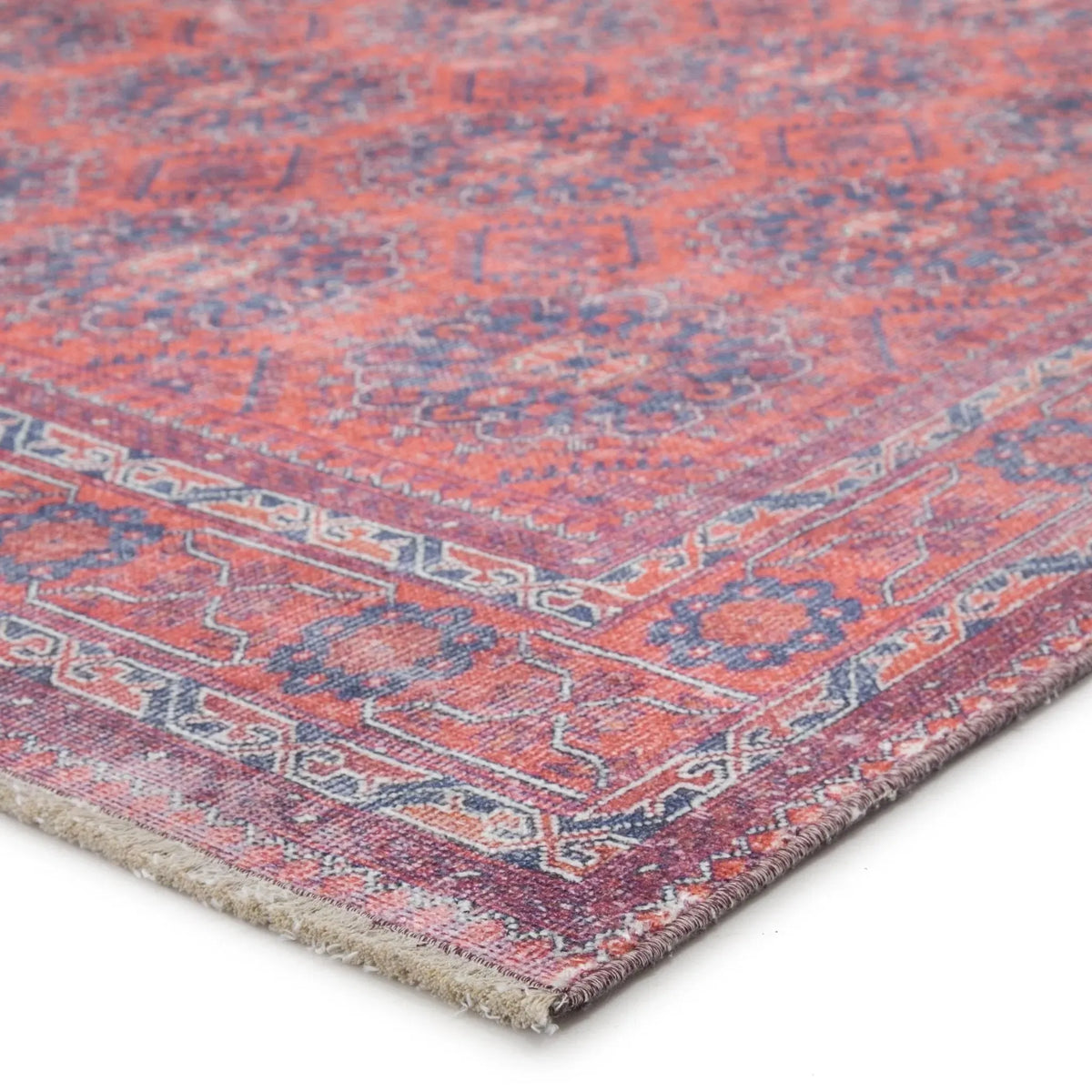 Boheme BOH05 Shelta Blue/Red Rug