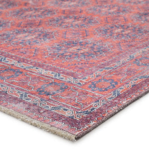 Boheme BOH05 Shelta Blue/Red Rug