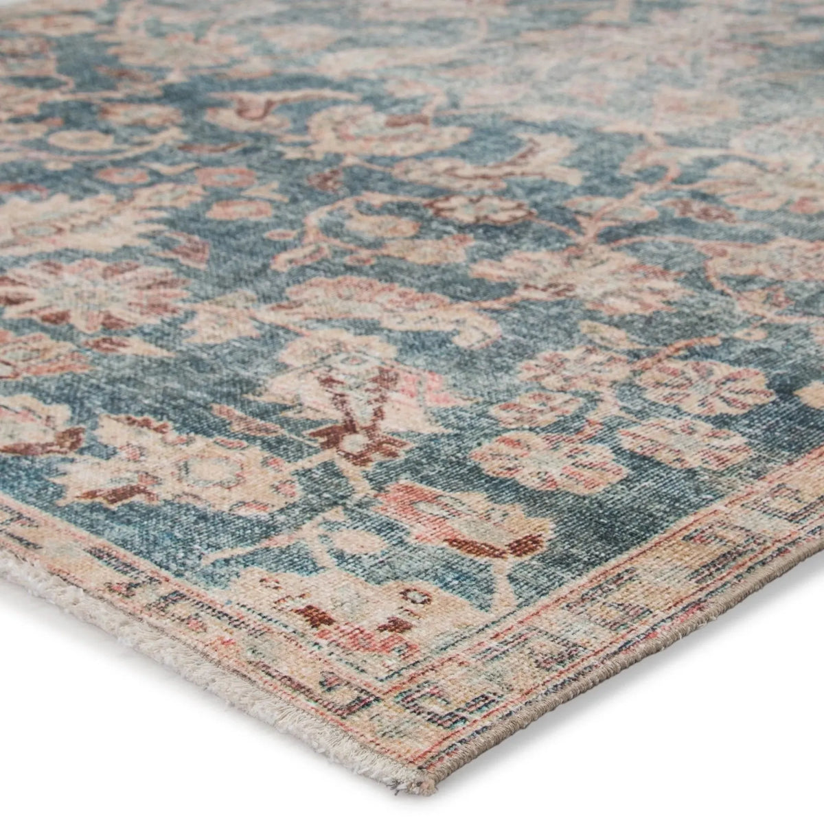 Boheme Boh08 Bardia Dark Teal/Rust Rug