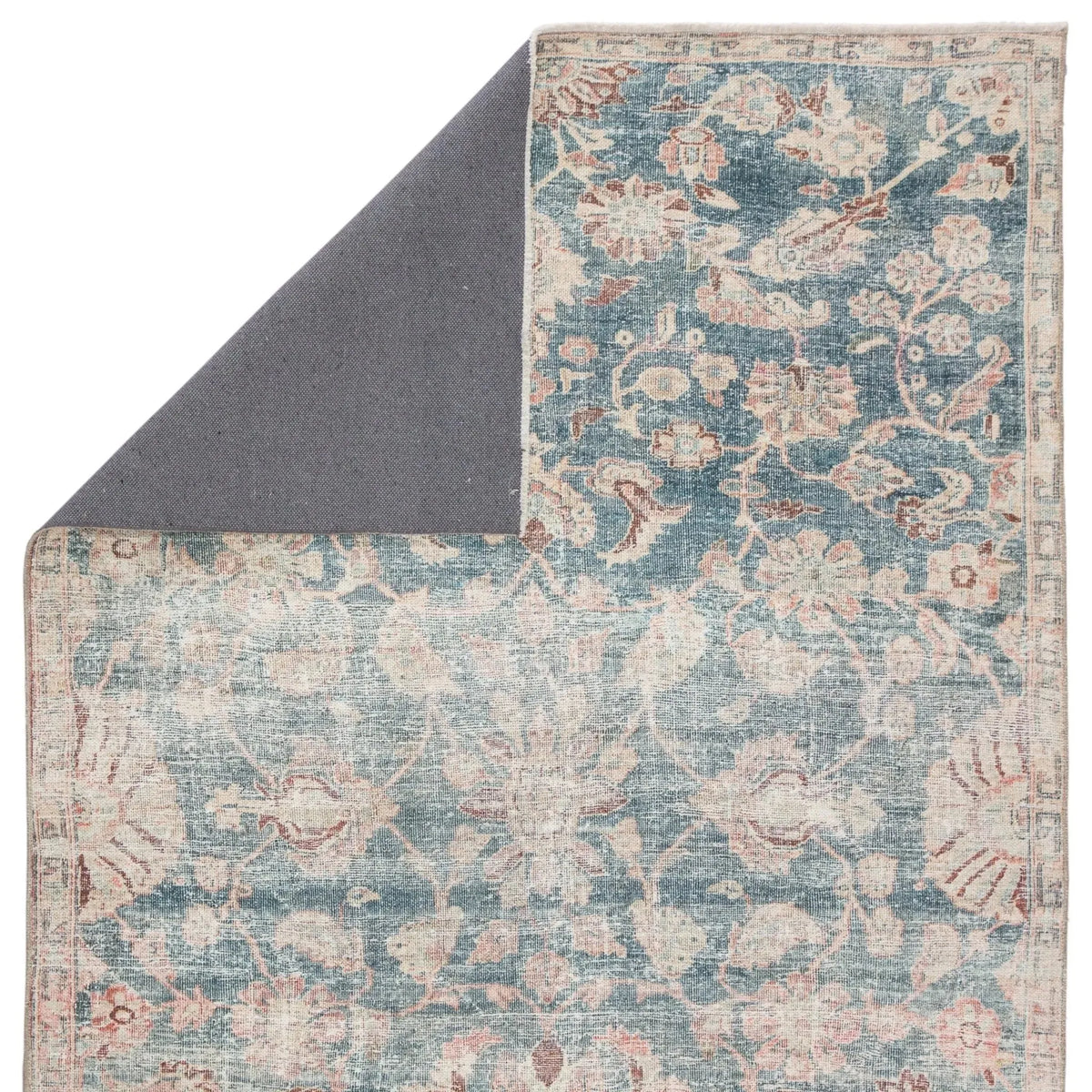Boheme Boh08 Bardia Dark Teal/Rust Rug