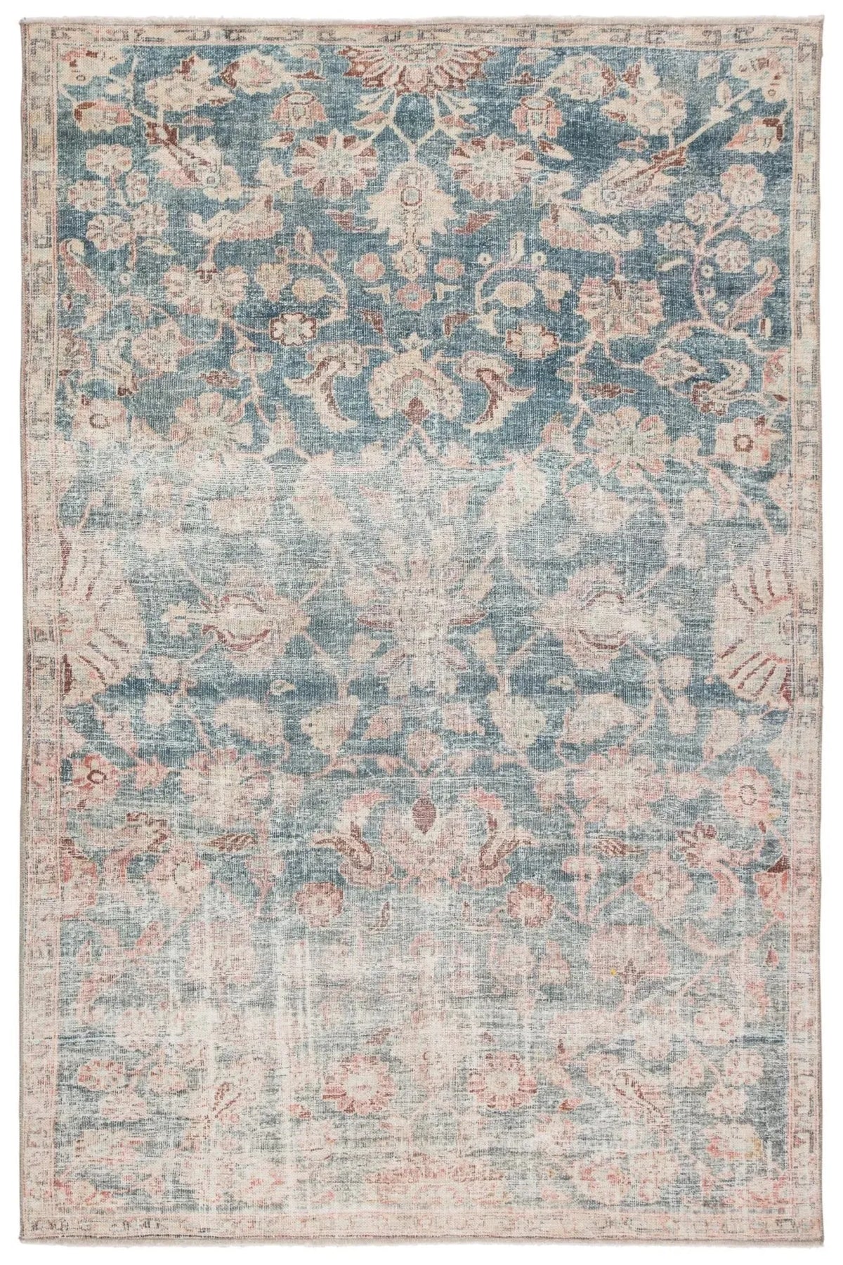 Boheme Boh08 Bardia Dark Teal/Rust Rug