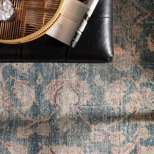 Boheme Boh08 Bardia Dark Teal/Rust Rug