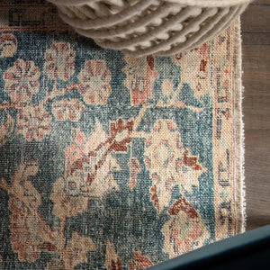 Boheme Boh08 Bardia Dark Teal/Rust Rug