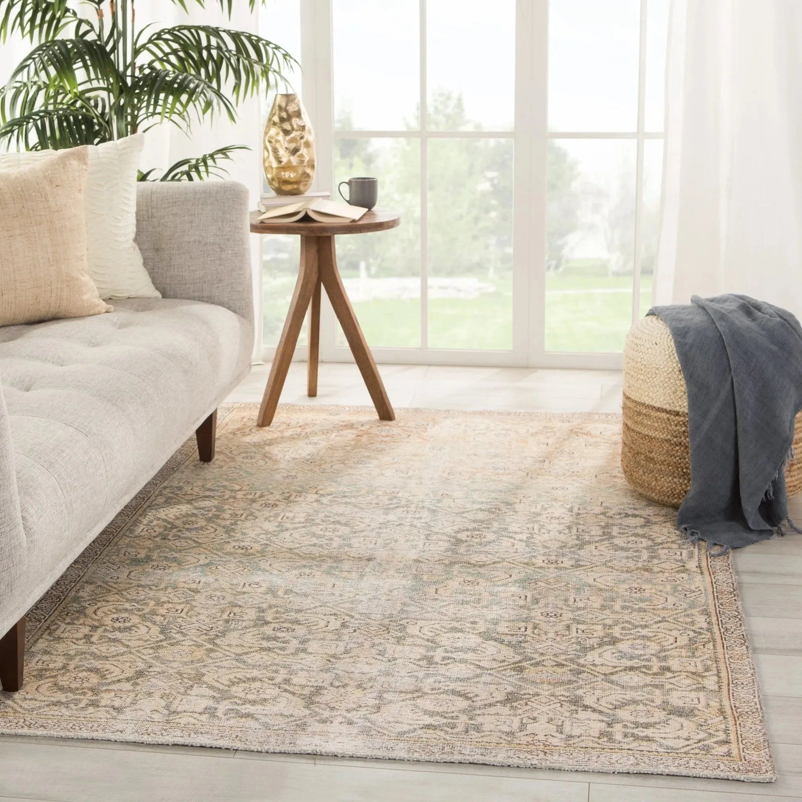 Boheme Boh13 Atkins Gold/Green Rug