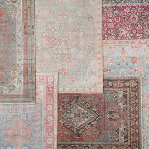 Boheme Boh15 Fay Orange/Light Blue Rug