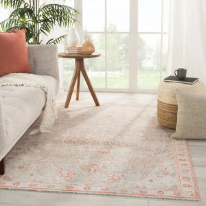 Boheme Boh15 Fay Orange/Light Blue Rug