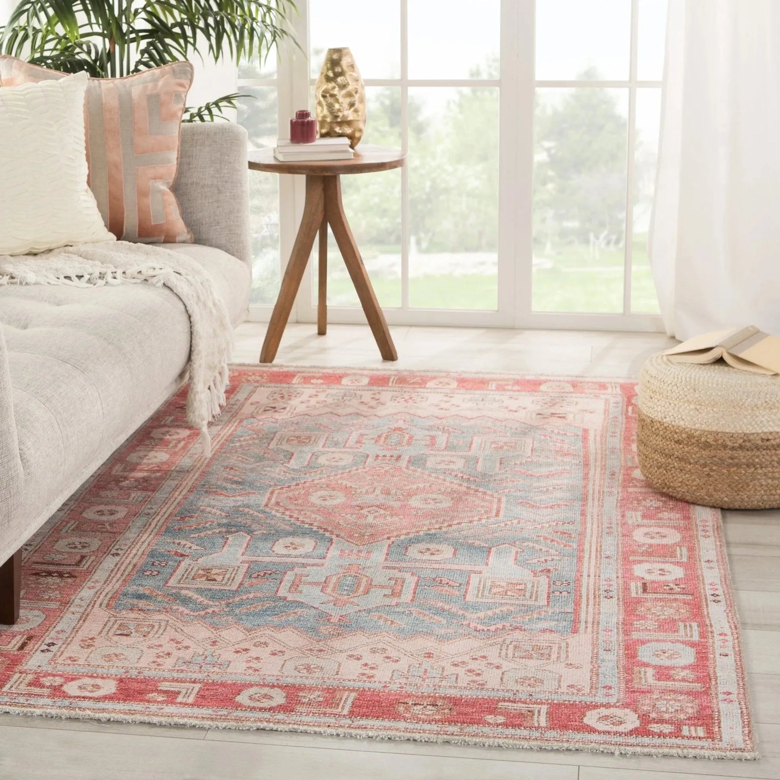 Boheme Boh16 Fiddler Pink/Blue Rug