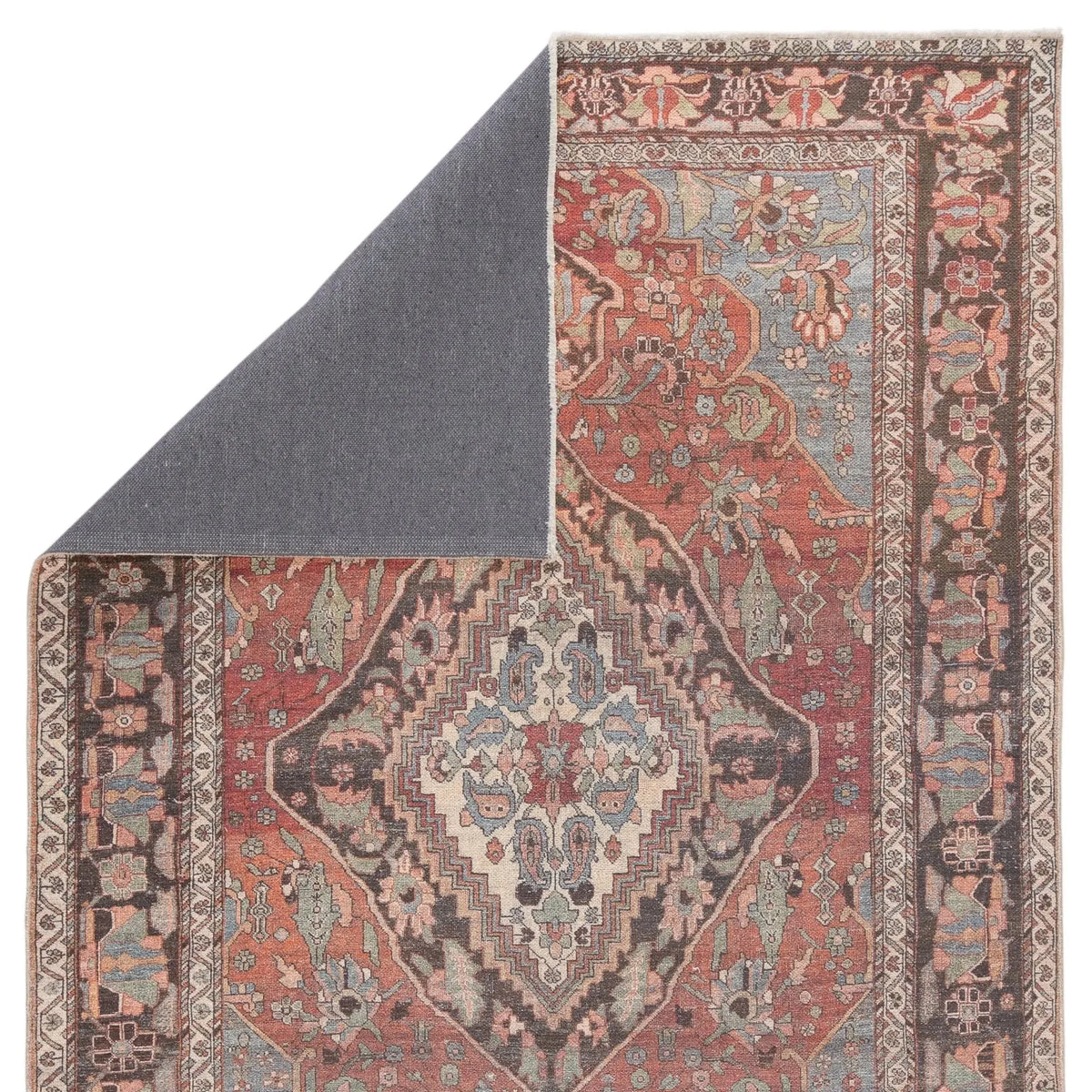 Boheme Boh18 Wesleyan Rust/Gray Rug