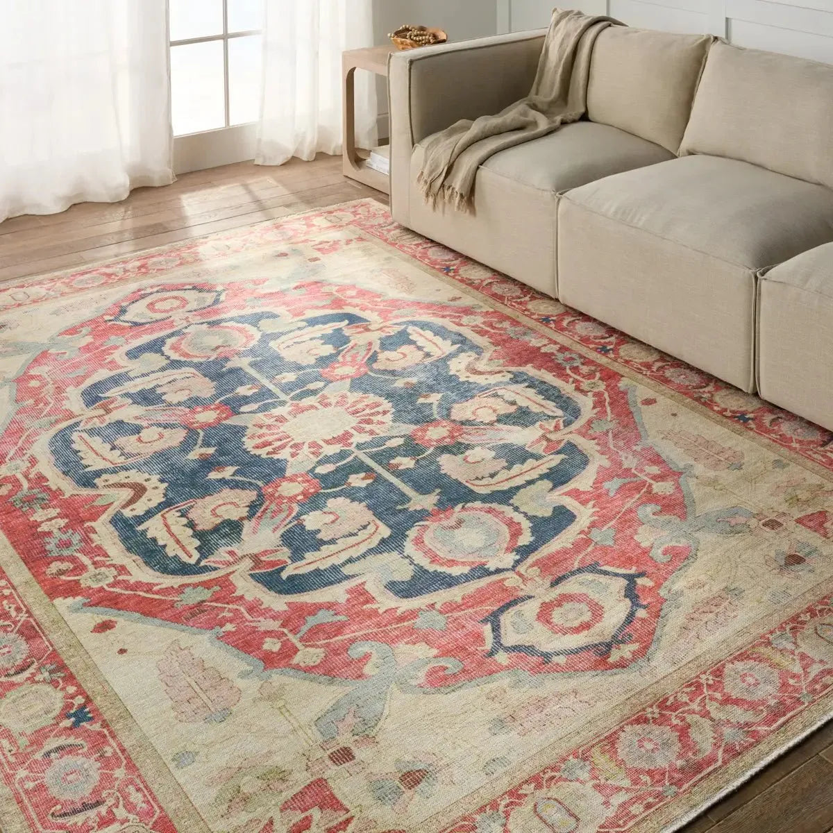 Boheme BOH23 Red/Blue Rug