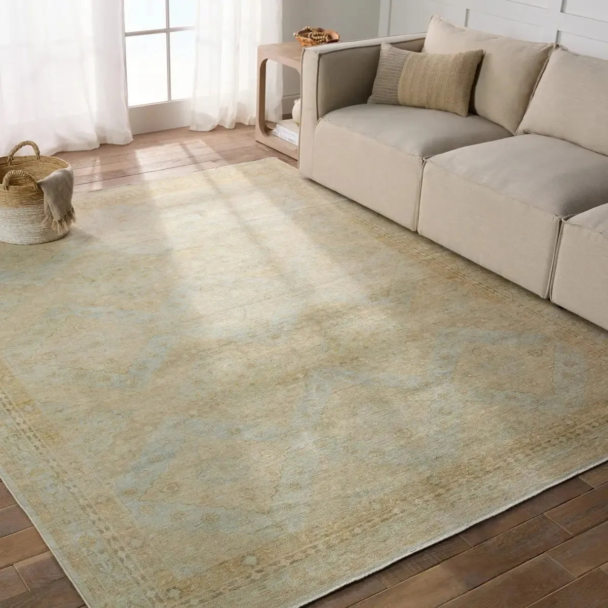 Boheme BOH25 Pastel Green/Yellow Rug