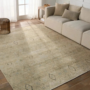 Boheme BOH26 Pastel Green/Cream Rug