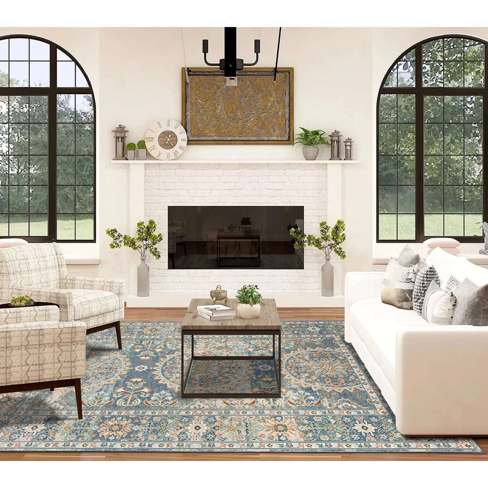 Bohemian BHM-7 Blue Rug