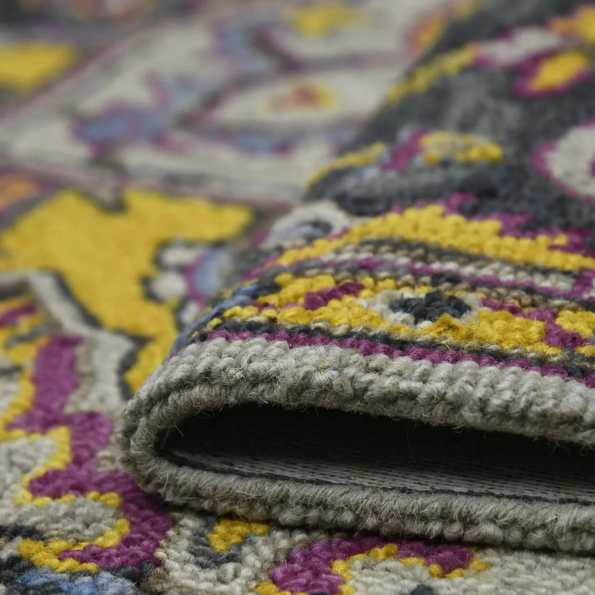 Boho BOH-3 Yellow/Pink Rug