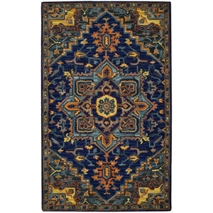 Boho BOH-5 Blue/Orange Rug